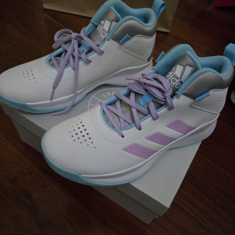 Adidas cross em up 5k Hightop sneakers size 7